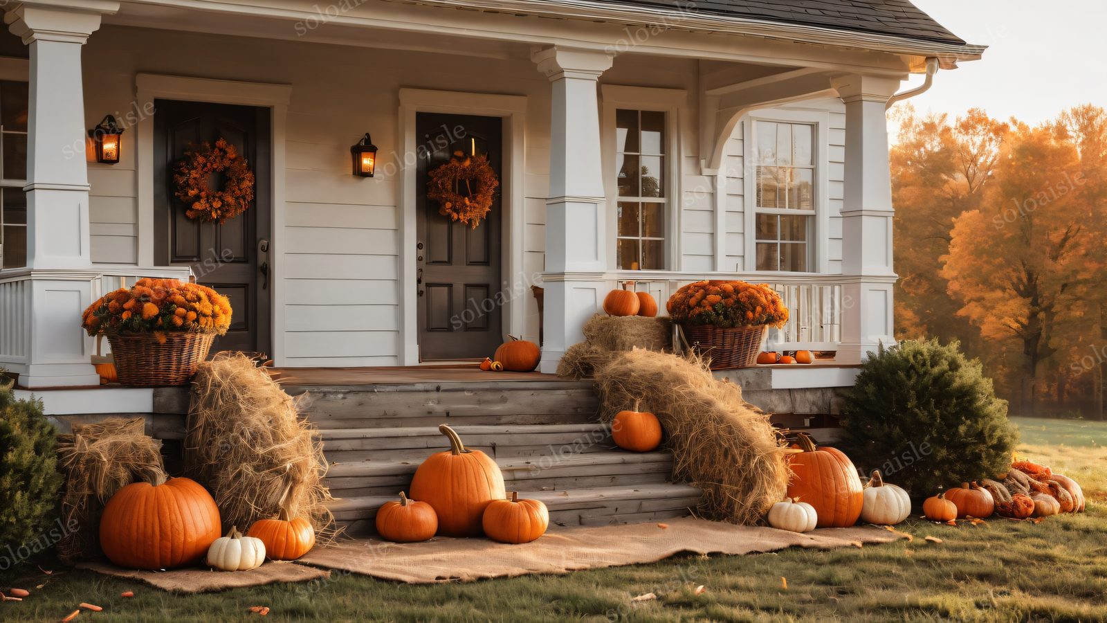 Thanksgiving Harvest desktop wallpaper preview